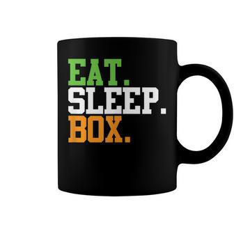 Eat Sleep Box | Irish Pride Boxing Coffee Mug - Seseable