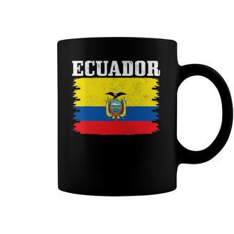 Ecuador Ecuadorian Flag Pride Roots Coffee Mug | Mazezy