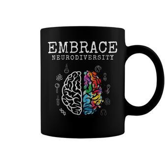 Embrace Neurodiversity Funny V2 Coffee Mug | Favorety UK