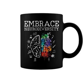 Embrace Neurodiversity Funny V5 Coffee Mug | Favorety