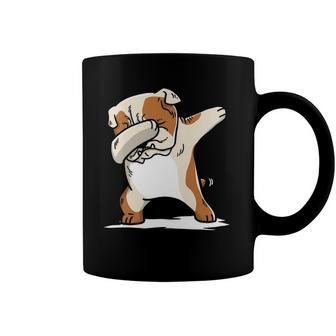 English Bulldog Cute Dabbing Funny Dab Dance Gift Coffee Mug | Mazezy