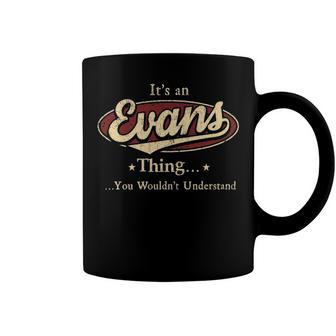 Evans Shirt Personalized Name Gifts T Shirt Name Print T Shirts Shirts With Name Evans Coffee Mug - Seseable