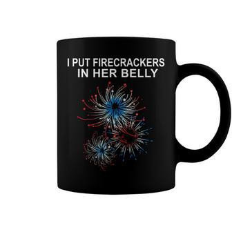 Expecting Dad 4Th Of July Twin Pregnancy Reveal Announcement Coffee Mug - Seseable