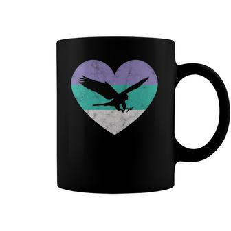 Falcon Bird Gift For Women & Girls Retro Cute Coffee Mug | Mazezy