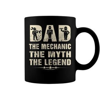Family 365 Mechanic Dad Mechanics Fathers Day Birthday Gift Coffee Mug - Seseable