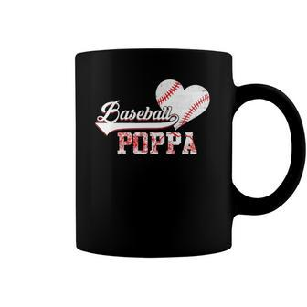 Family Baseball Player Gifts Baseball Poppa Coffee Mug | Mazezy