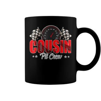 Family Race Car Cousin Pit Crew Birthday Theme Cousin Party Coffee Mug - Seseable