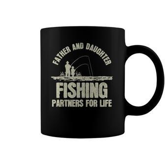 Father & Daughter Fishing Partners - Fathers Day Gift Coffee Mug | Mazezy