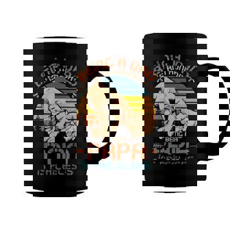 Father Grandpa Being A Dad Is An Honor Being A Papa Is Priceless3 Family Dad Coffee Mug - Monsterry