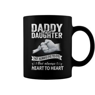 Father Grandpa Daddy And Daughter Not Always Eye To Eye 112 Family Dad Coffee Mug - Monsterry