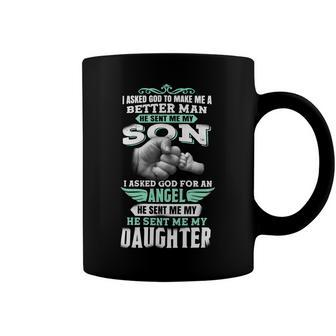 Father Grandpa Father Son And Daughter 87 Family Dad Coffee Mug - Monsterry