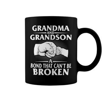 Father Grandpa Grandma And Grandson Bond That Cant Be Broken Family Dad Coffee Mug - Monsterry