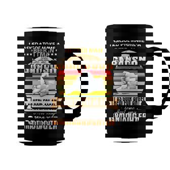 Father Grandpa I Asked God To Make Me A Better Man He Sent Me Grandson 126 Family Dad Coffee Mug - Monsterry