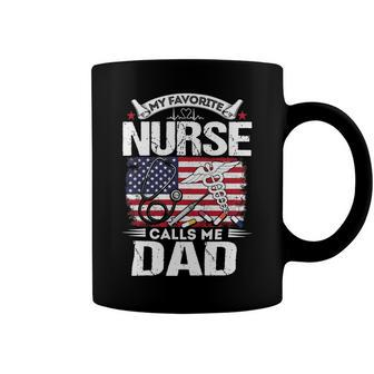 Father Grandpa My Favorite Nurse Calls Me Dad S Day 520 Family Dad Coffee Mug - Monsterry