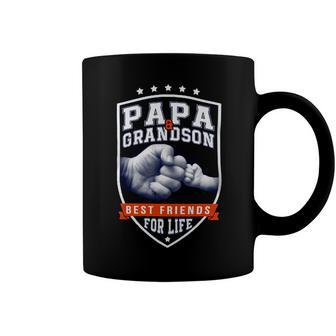 Father Grandpa Papa And Grandson Bestfor Day74 Family Dad Coffee Mug - Monsterry