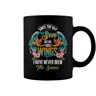 Father Grandpa Since The Day My Son Got His Wings I Have Never Been The Same 56 Family Dad Coffee Mug - Monsterry DE