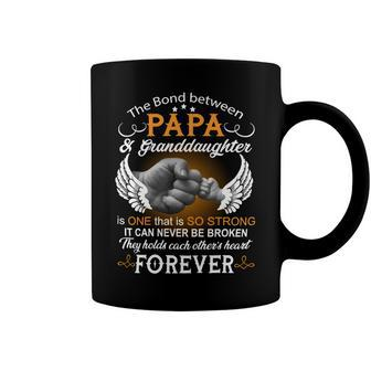 Father Grandpa The Bond Between Papa And Granddaughter Is One That Is So Strong Family Dad Coffee Mug - Monsterry
