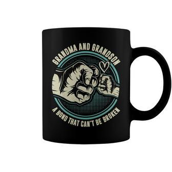 Father Grandpa Vintage Grandma And Grandson Bond That Cant Be Broken Family Dad Coffee Mug - Monsterry