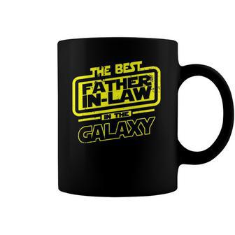 Father In Law The Best In The Galaxy Gift Coffee Mug | Mazezy