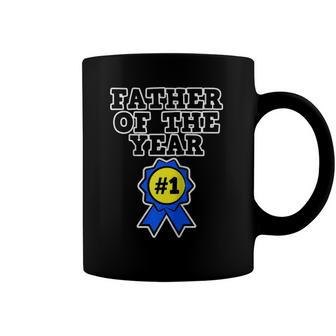Fathers Day Gift For Dad Father Of The Year Raglan Baseball Tee Coffee Mug | Mazezy