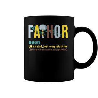Fathor For Men Fathers Day Gift Viking Fathor Hero Coffee Mug - Seseable