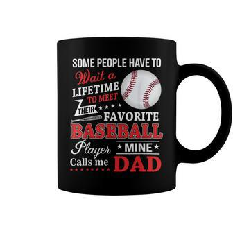 Favorite Baseball Player Calls Me Dad V3 Coffee Mug | Favorety UK