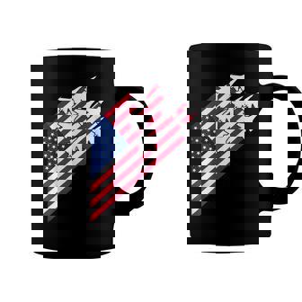 Fighter Jets Usa Flag 4Th Of July Fighter Jet Flag Coffee Mug - Seseable