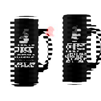 First Christmas As A Dad Funny New Dad Xmas Holiday Father Coffee Mug | Mazezy