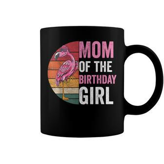 Flamingo Mom Of The Birthday Girl Matching Birthday Outfit Coffee Mug - Seseable