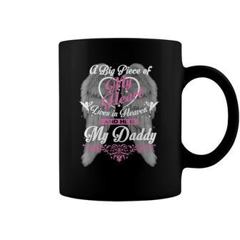 For My Daddy Lives In Heaven My Daddy Guardian Angel Coffee Mug | Mazezy