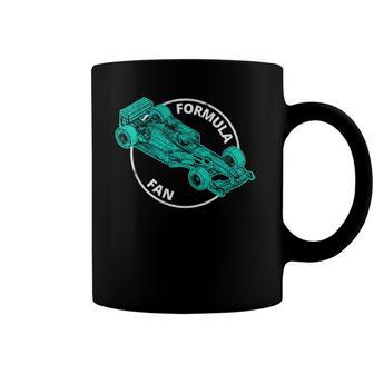 Formula Fan Racing Car Blueprint Mechanical Engineer Racer Coffee Mug | Mazezy