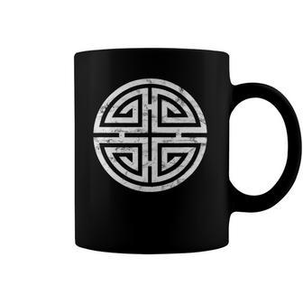Four Blessings Chinese Lucky Charms China Symbol Coffee Mug | Mazezy