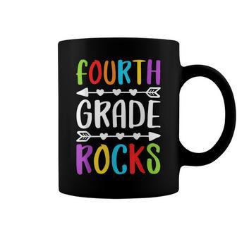 Fourth Grade Rocks 4Th Grade Back To School Coffee Mug - Seseable