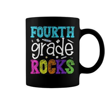 Fourth Grade Rocks 4Th Grade Back To School Gift Coffee Mug - Seseable