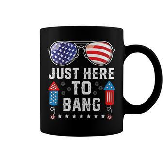 Fourth Of July 4Th Of July Fireworks Just Here To Bang Coffee Mug - Seseable