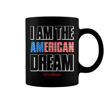 Fourth Of July I Am The American Dream Graphic Coffee Mug - Seseable