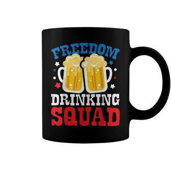 Freedom Drinking Squad Beer Matching 4Th Of July Team Gift Coffee Mug - Seseable