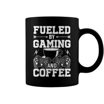 Fueled By Gaming And Coffee Video Gamer Gaming Coffee Mug - Seseable