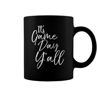Fun Game Day Accessories For Women Cute Its Game Day Yall Coffee Mug | Mazezy