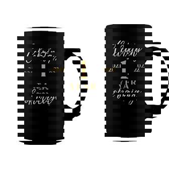 Funny 1 Year Of Marriage 2021 1St Wedding Anniversary Coffee Mug | Mazezy