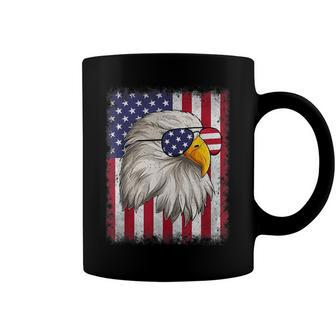 Funny 4Th Of July Usa Flag American Patriotic Eagle Coffee Mug - Seseable
