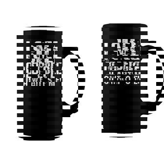 Funny 50Th Birthday Gag Gift I Smell Old People Oh Its Me Coffee Mug - Seseable