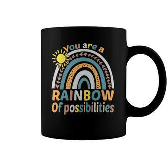 Funny And Cute Teacher You Are A Rainbow Of Possibilities Coffee Mug | Mazezy