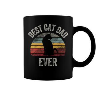 Funny Best Cat Dad Ever Cats Lovers Coffee Mug - Seseable