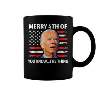 Funny Biden Confused Merry Happy 4Th Of You Know The Thing Coffee Mug | Mazezy