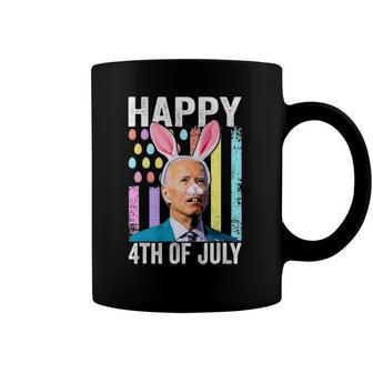 Funny Biden Happy 4Th Of July Confused Easter Biden Bunny Coffee Mug | Mazezy