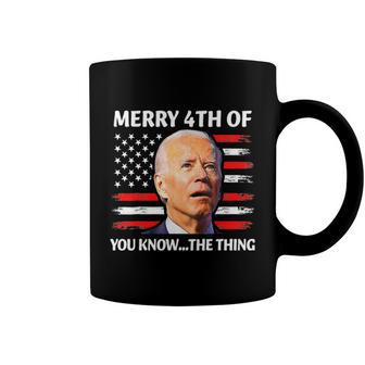 Funny Biden Independence Day Merry Happy 4Th Of July Coffee Mug - Monsterry