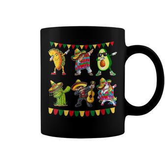 Funny Dabbing Taco Cinco De May Mexican Food V6 Coffee Mug | Favorety