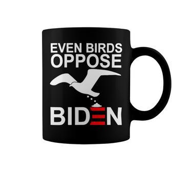 Funny Even Birds Oppose Biden Coffee Mug | Favorety UK