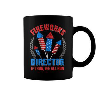 Funny Fireworks Director For Independence Day On 4Th Of July Coffee Mug - Seseable